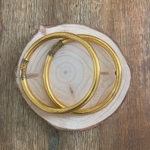 Budha Girl all-weather bangles Gold Size small (2)